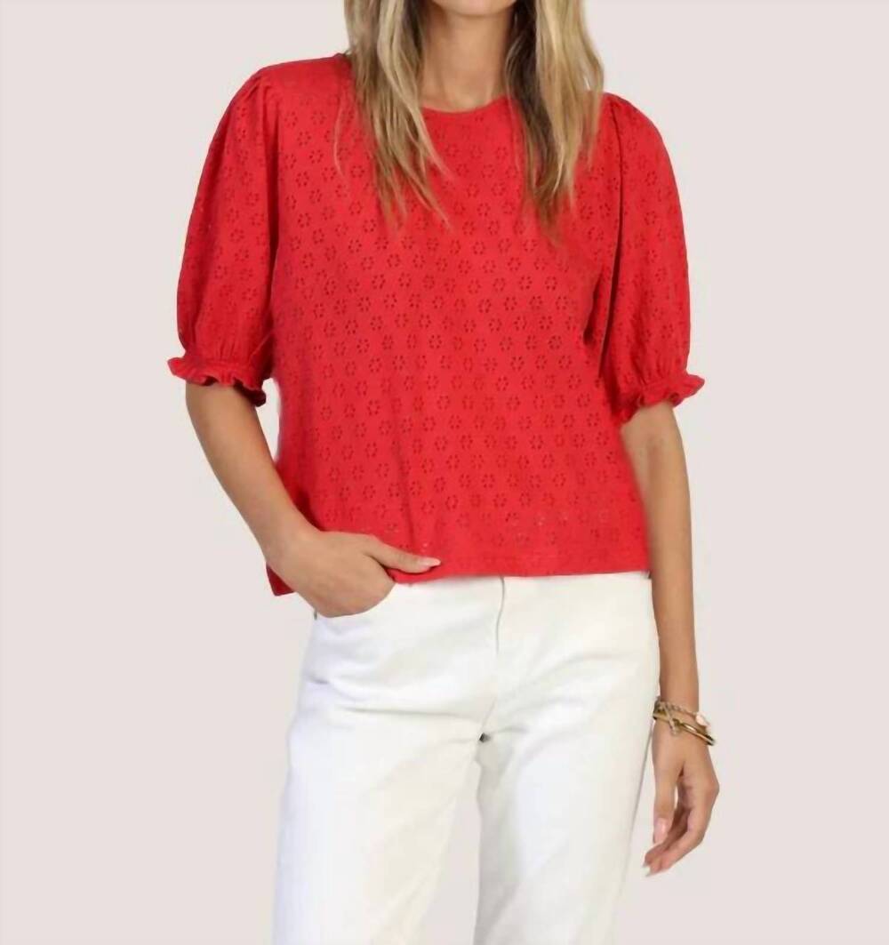 NEW DYLAN wyatt top in red